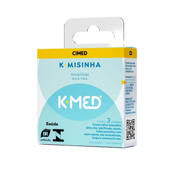 K-Misinha Preservativo Invisível 3 Unidades K-Med