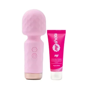 Kit Masturbação Feminina com Excitante Íntimo MyVib e Hero Mini Varinha Mágica