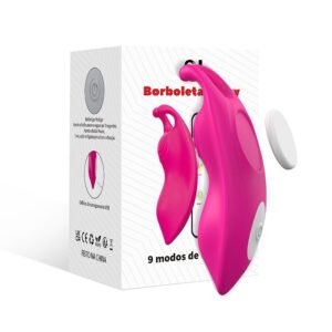 Vibrador de Calcinha - Borboleta Buzzy - via APP - À Longa Distância - SI