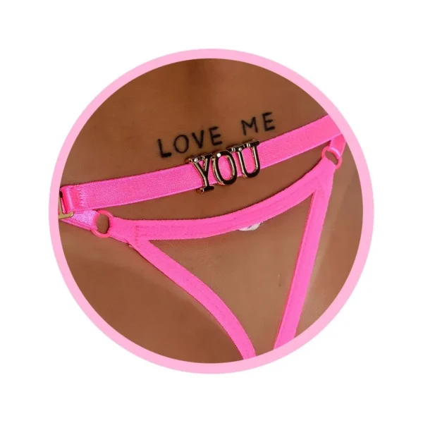 Calcinha Neon Personalizavel Tallyta Moda Apimentada - Imagem 3