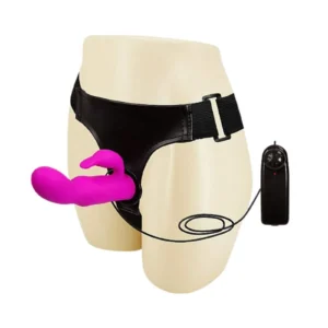 Ultra Harness Cinta com Prótese e Estimulador de Clitóris com Vibro