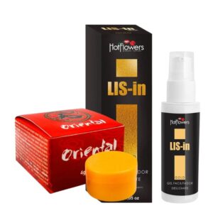 Kit Lis-in Gold e Pomada Oriental - Hot Flowers