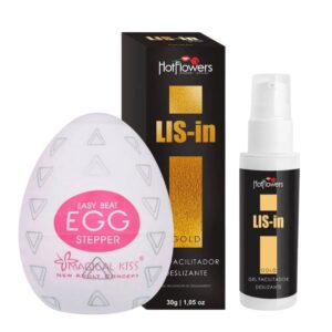 Kit Lis-in Gold com Egg Stepper Easy Beat - Hot Flowers