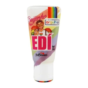 Beijinho no Edí Gel para Beijo Grego Linha Orgulho 15g Hot Flowers