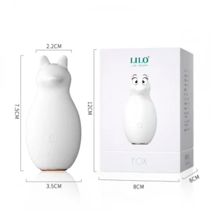 Lilo Mini Vibrador com Formato de Fox com 10 Modos de Vibrações