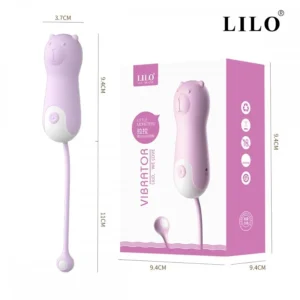 Lilo Little Monsters Vibrador Cápsula Formato Urso com 10 Modos de Vibração Vip Mix